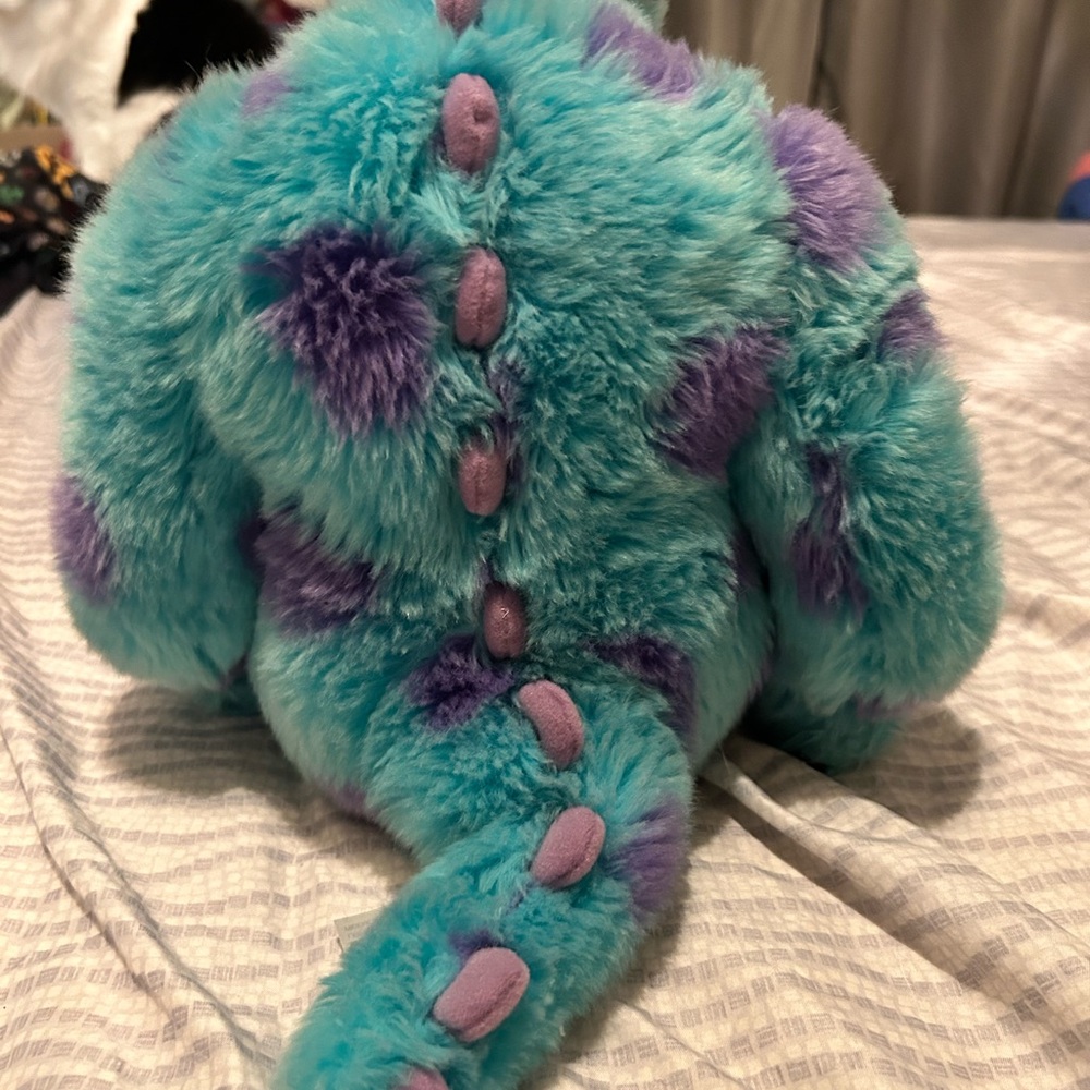 Disney Parks Sulley Monsters Inc 12" Plush Toy Pixar Stuffed Animal - Picture 2 of 3